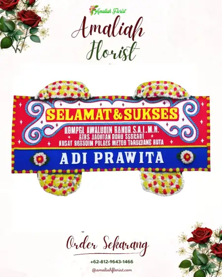 Papan Bunga Ucapan Selamat Pulutan