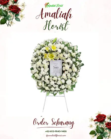 Krans Bunga Duka Pulutan